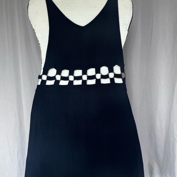 Cleobella Blue V-Neck Sheath Mini Dress - Picture 1 of 5